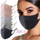 3 шт. Регулируемая многоразовая моющаяся ткань для косплея для взрослых, дизайнерская маска для лица, модная маска в горошек, маска для лица