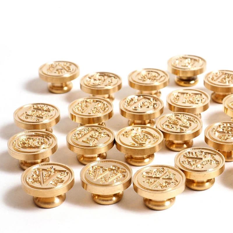 Ретро 26 букв A - Z восковая печать Печать Алфавит буквы ретро деревянные штампы