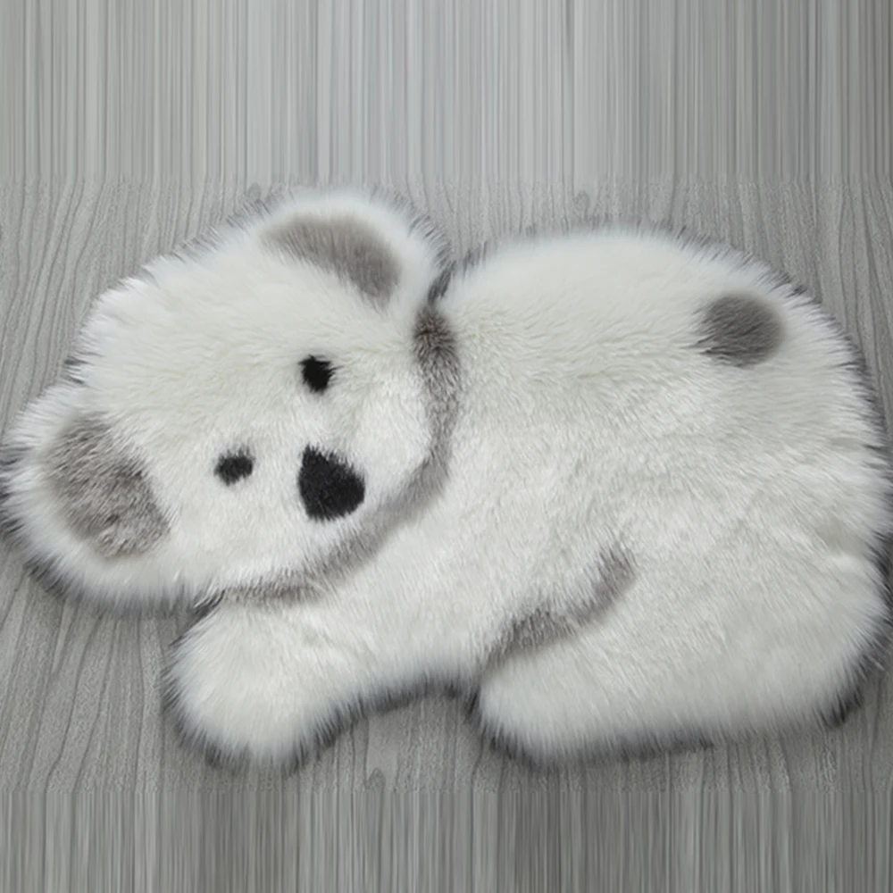В форме милых животных ковер Искусственная овчина пушистый панда коала для дома