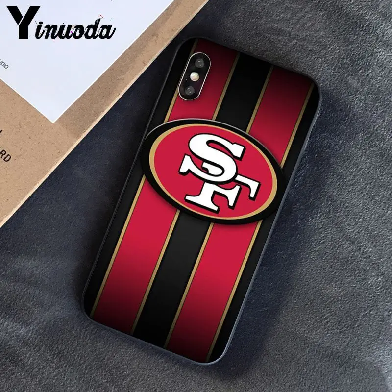A3 Yinuoda San Francisco 49ers DIY роскошный высококачественный защитный чехол для iPhone 8 7 6 6S Plus 5 5S SE XR X XS MAX Coque 11 11pro max - Цвет: A3