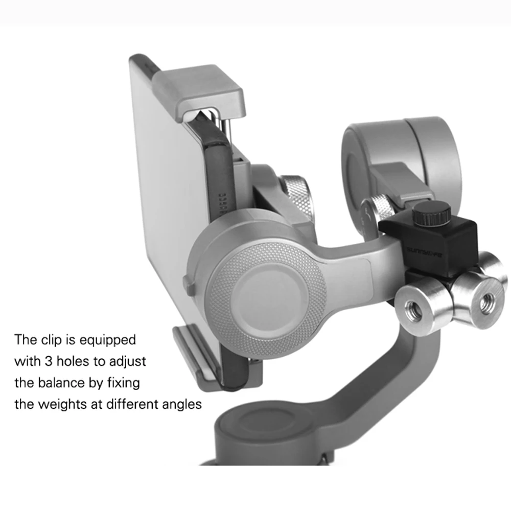 

Universal Aluminum Alloy Gimbal Counter Weight Stabilizer Balance Mount Replacement For DJI OSMO Mobile 2 1 Zhiyun Smooth 4/Q