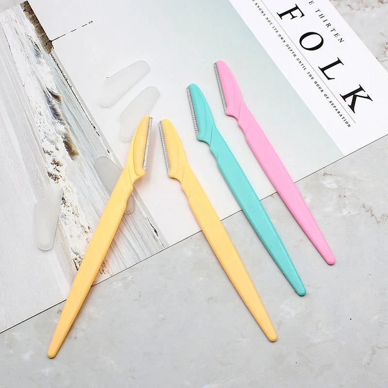 

Not Hurt Skin Eyebrow Trimmer Protective Net Eyebrow Shaver Women Men Eye Brow Hair Removal Shaping Blade Makeup Tools