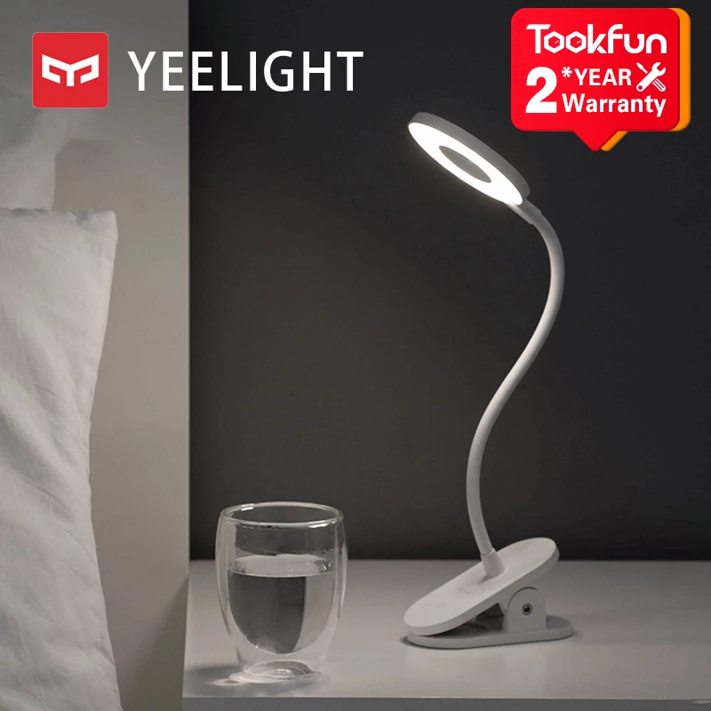 Йи светильник Clip on Настольный светодиодный студент чтения настольная лампа