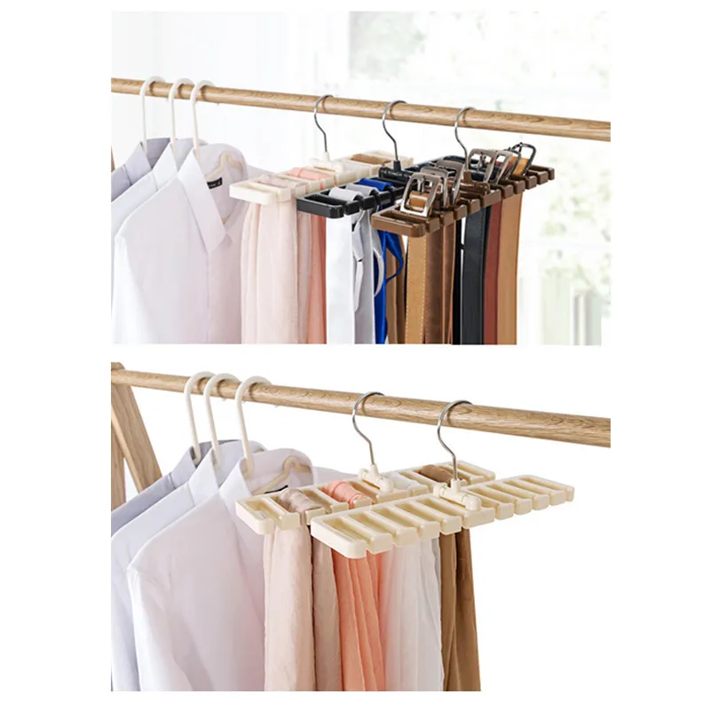 1 шт. прочная пластиковая вешалка для галстуков и шарфов | Дом сад