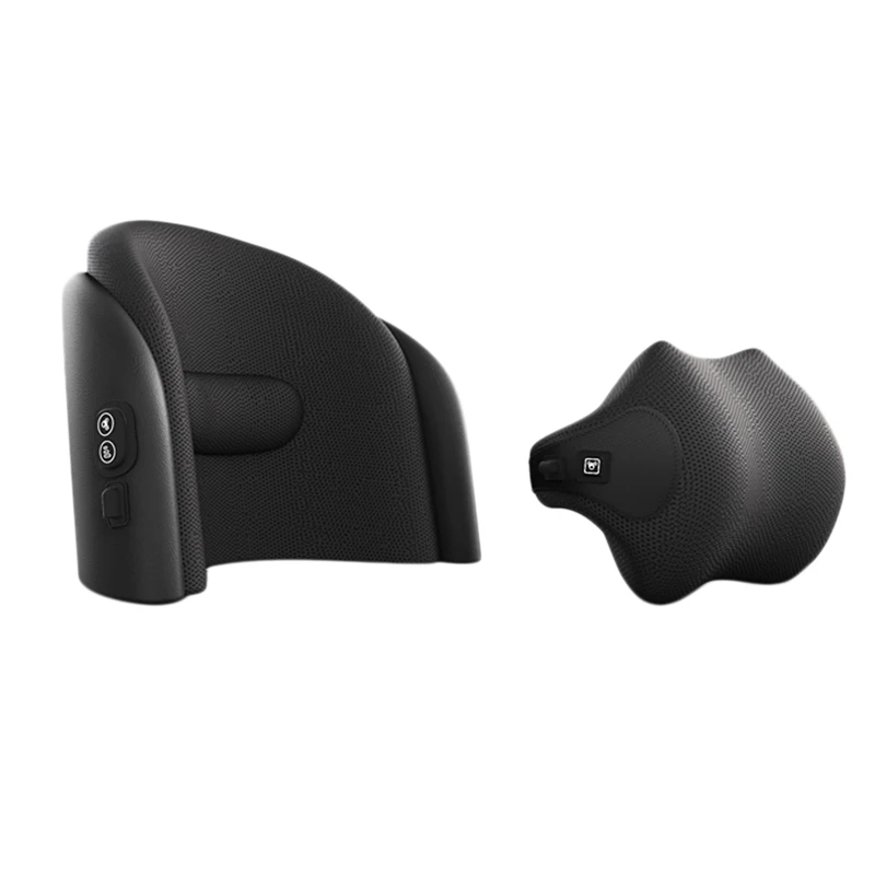 

NEW-Car Neck and Back Massager Pillow, Seat Back Support Headrest Simulation Human Massage for Travel Home Office