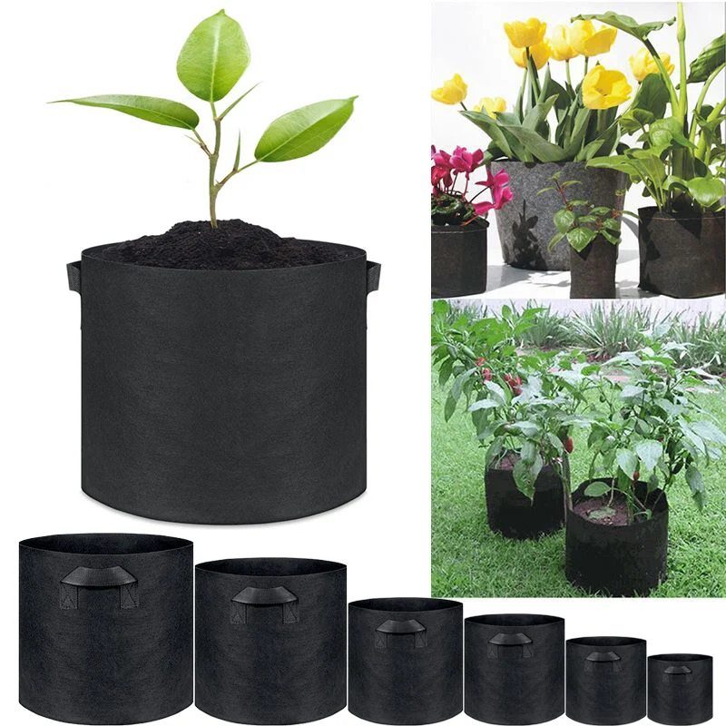 Модные овощные картофельные зеленые нетканые черные популярные товары для сада