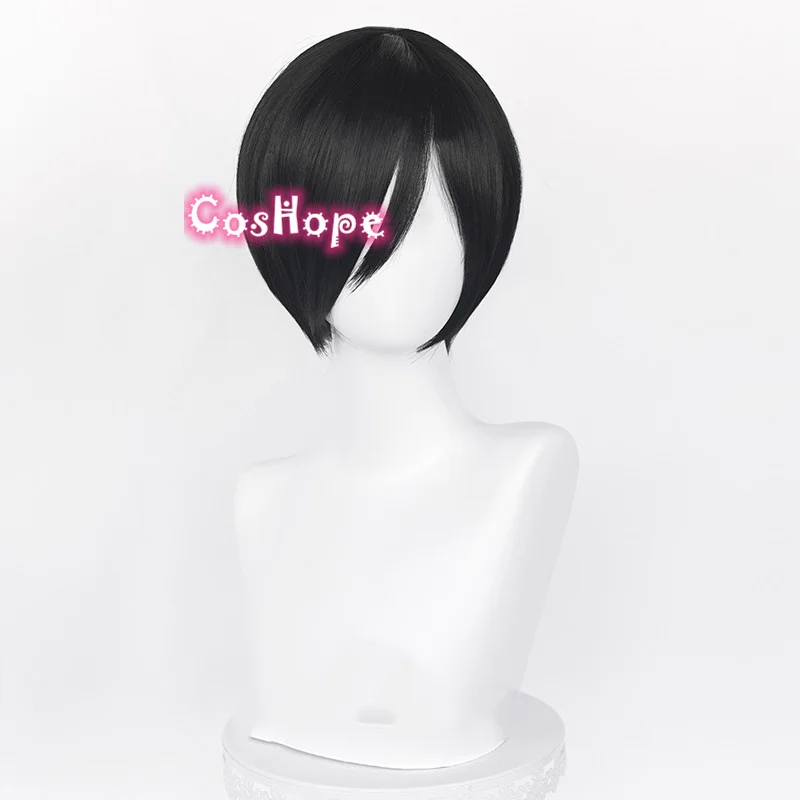 Женский короткий черный парик Ada Wong из аниме Урожай зла термостойкие