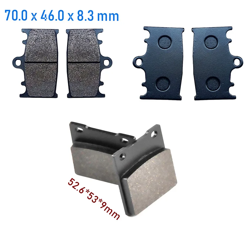 

3PC Motorcycle Rear Front Brake Pads For Suzuki RGV250R GSF400S GSX400 katana GSXR250R GSF400 bandit GSXR40