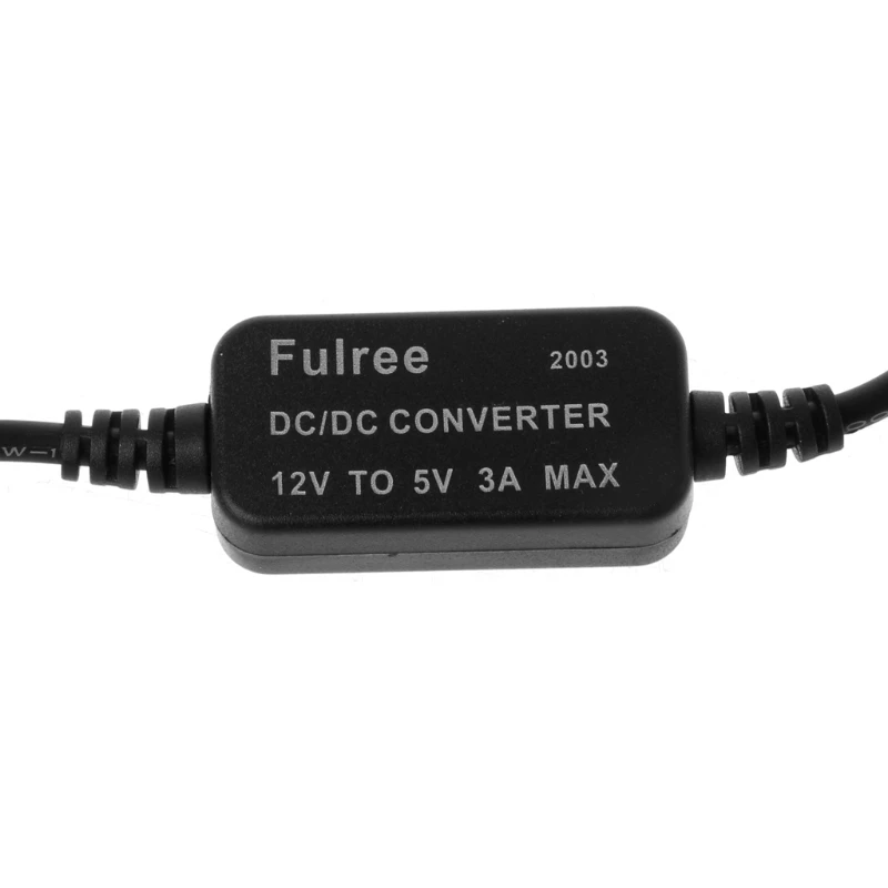 

Car Charger Dual USB Female Plug 12V to 5V 3A DC to DC Power Supply Converter For DVR