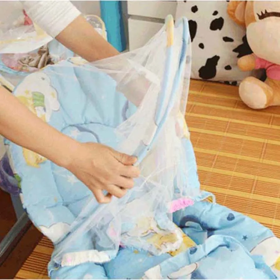 3pcs/set Baby Bed Mosquito Net With Mattress Cushion Pillow Comfortable Infant Crib Tent Canopy Portable Netting Qualit | Мать и ребенок