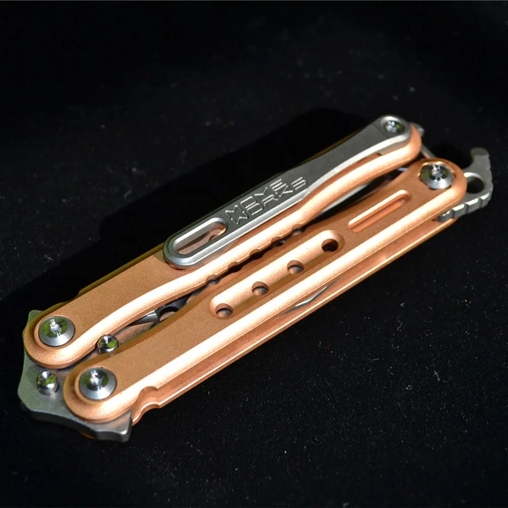 Bronze Handle Titanium Fork EDC Camping Multi Tool MOYE Works Baly Version2 | Outdoor Tableware