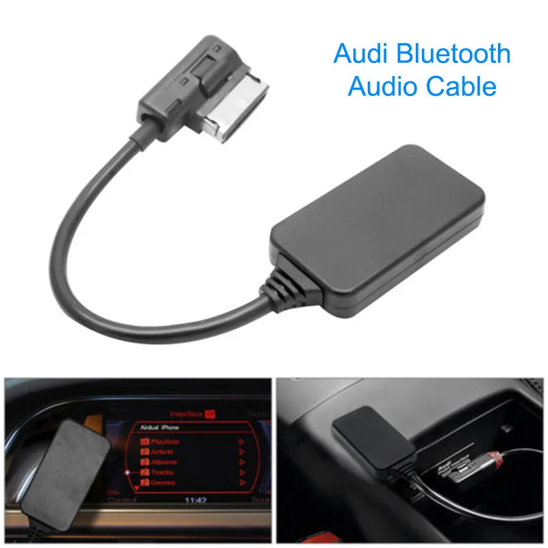 

AMI MDI MMI Bluetooth 4.0 Music Interface AUX Audio Cable Adapter For Audi VW Q5 A5 A7 R7 S5 Q7 A6L A8L A4L 2008 - 2012 Parts