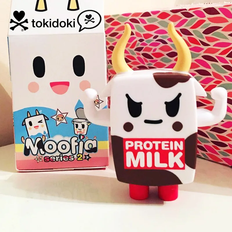 

Blind Box Toys Tokidoki Milk Family 2 Series Series Anime Guess Bag Surprise Box Original Action Figure Toys for Girls Gift