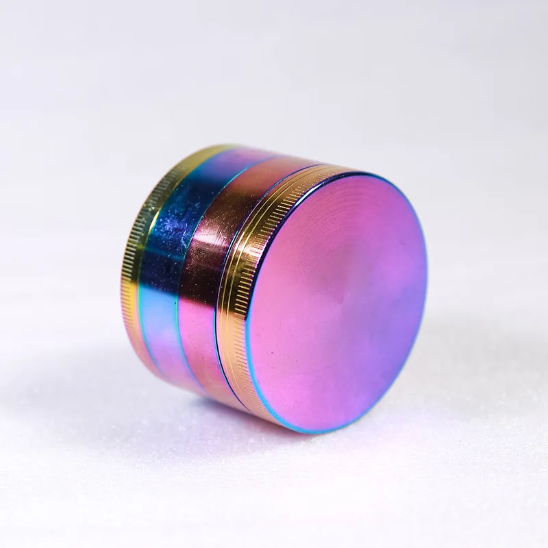 

New 63mm 4-layer Zinc Metal Magic Color Smoke Grinder Grinding Tool Tobacco Grinder