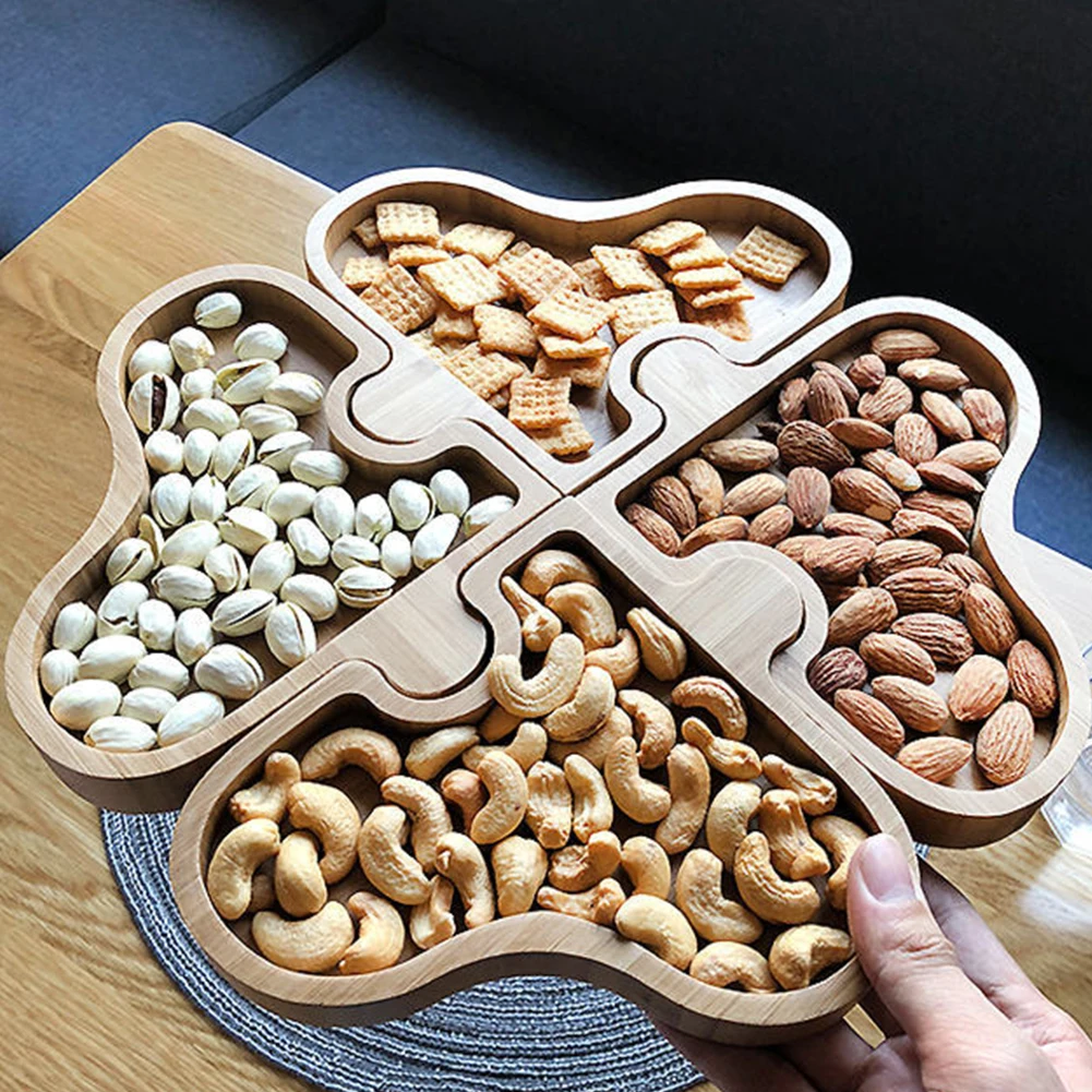 4 шт./компл. Гостиная гайка лоток для хранения конфеты блюдо сушеные фрукты