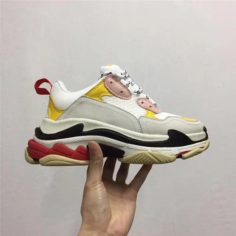 2019 горячая Распродажа INS 17FW Тройная S обувь для бега Горячая Папа дизайнерская