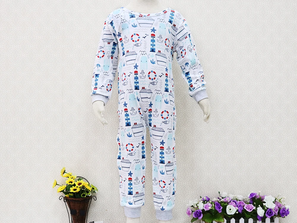 Детские комбинезоны для детей 1-4 лет, хлопок, одежда для малышей, цельнокроеная детская одежда