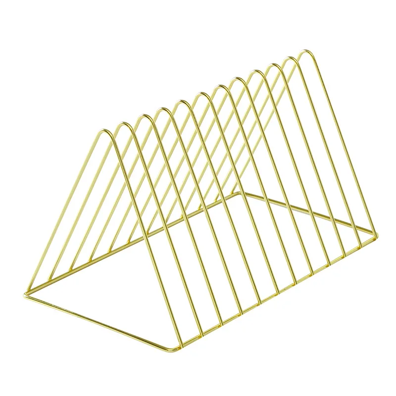 Книжная полка мебель треугольная книжная книжки CD дисплей стеллаж железная