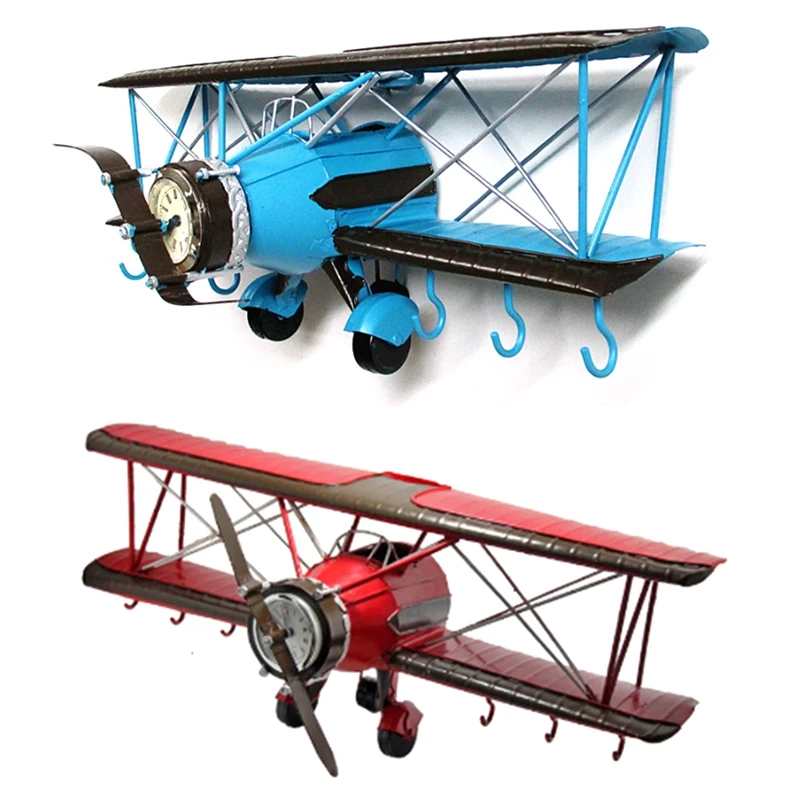 

Ретро модель самолета подвесной кулон бар декорация магазин детская комната стена фотосессия