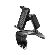 Aular Universal Car Cell Phone Mount Upgrade 360 Rotation Dashboard Cell Phone Clip Automobile Cradles Car Holder Mount Stand