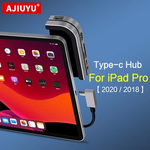Док-станция AJIUYU USB C для iPad Pro 11, 12,9 дюйма, 2020, 2018, USB 3,0, HDMI 3,5 мм