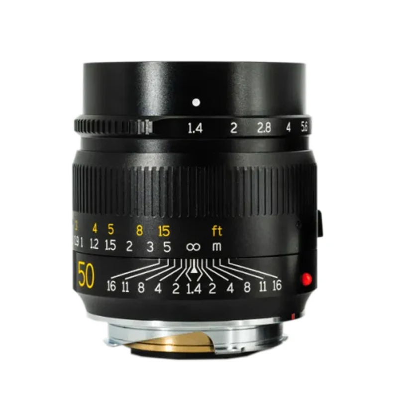 Объектив TTartisan M 50 мм F1.4 ASPH для крепления Leica MF с большой диафрагмой M6 M7 M8 M9 M9P M10 M262