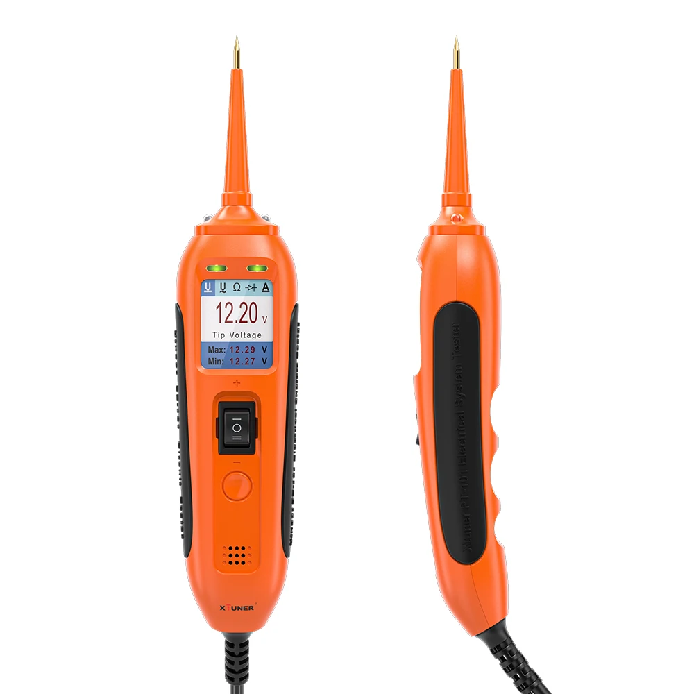 Xtuner PT101 Battey Tester 12V/24V Car Circuit DC/AC Power Probe Electrical System Diagnostics Tool Accessories | Автомобили и