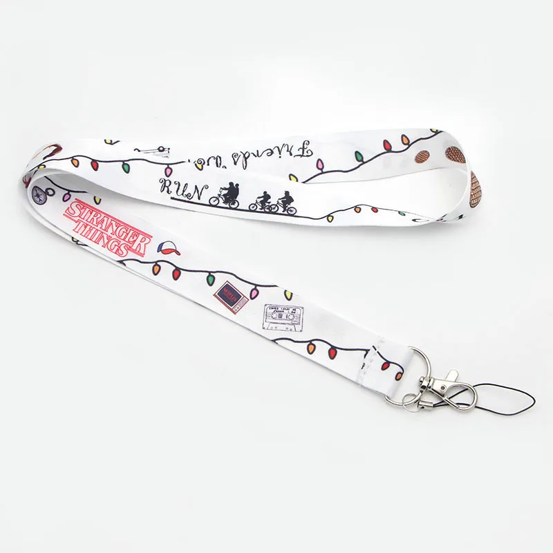 P2092 Dongmanli 24 шт/лот ТВ странные вещи Подсолнух бейдж со шнурком ID Lanyards/мобильный телефон Веревка/ключ шнур - Цвет: 1