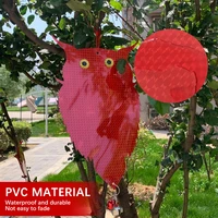 reflective owl garden supplies laser hanging reflective owl scarecrow pigeons woodpecker bird repellent