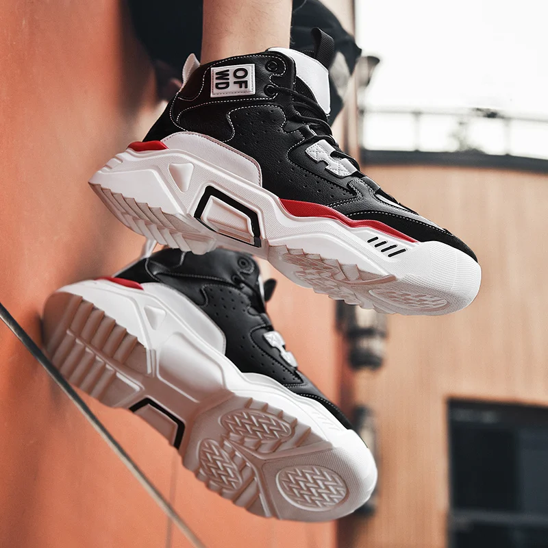 

2019 new couple sneakers men's high-top shoes breathable high-quality shoes hot selling training shoes streetwear brand designer