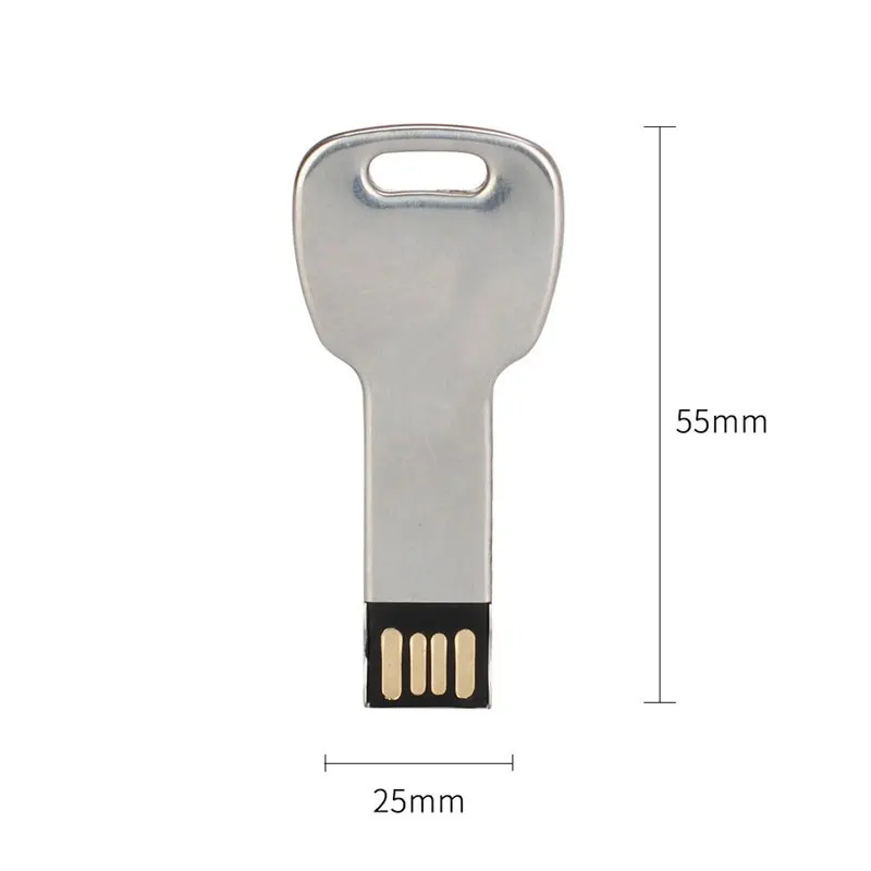 USB флеш-накопитель 32 ГБ в форме ключа, usb накопитель 2,0 128 Гб 64 ГБ, металлический золотой флеш-накопитель 16 ГБ, карта памяти 8 ГБ 4 ГБ, бесплатный логотип на заказ