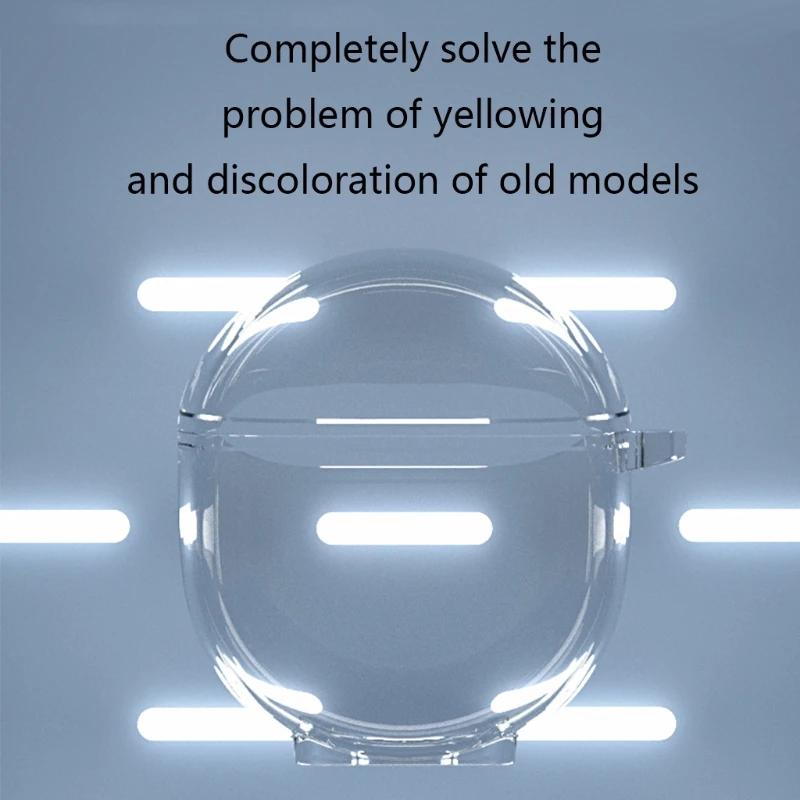 Чехол для наушников-вкладышей Air 2 защитный прозрачный чехол из ТПУ с полным