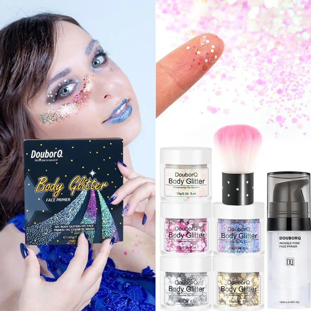 

DIY Sequin Eye Makeup Body Sequin Irregular Eye Glitter Makeup Glitter Festival Hair Body Face Nail Party Set Decoration M6W3