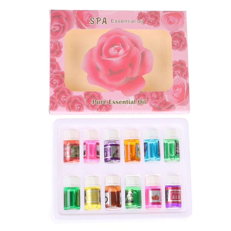12 бутылок/набор ароматические ароматы для дома и автомобиля набор эфирных масел