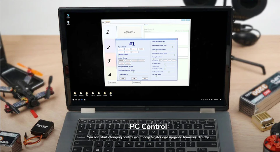 SKYRC MC3000 анализатор баланса зарядное устройство Dis зарядное устройство для LiFePO4 AAAA 26650 AAA Ni-Zn AA цилиндрическое зарядное устройство PC APP управление
