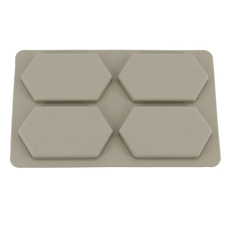 Силиконовая шестиугольная форма 4 полости для ароматерапии инструменты ручной