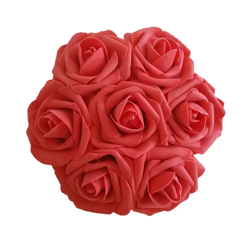 Mefier Home Artificial Flower 10PCS Real Looking Fake Roses with Stem for DIY Wedding Bouquets Party Baby Shower Home Decoration