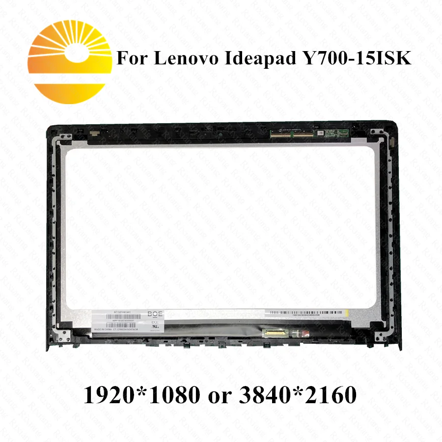 15 6 &quotЖК дисплей IPS экран + сенсорный рамка 3840*2160 для Lenovo Ideapad Y700 15ISK с заменой