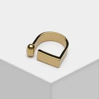 amorita boutique elegant fashion irregular geometric shape ring