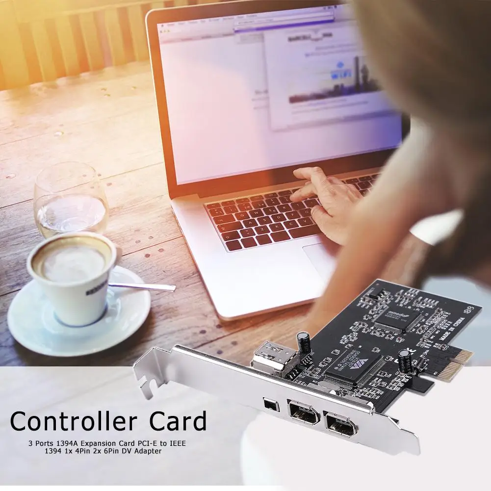 адаптер pcie с 3 портами 1394a плата р