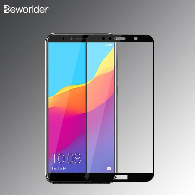 Стекло для Honor 7A Pro 5 7 дюйма Huawei Y6 Prime 2018 полноэкранная защита защитная пленка
