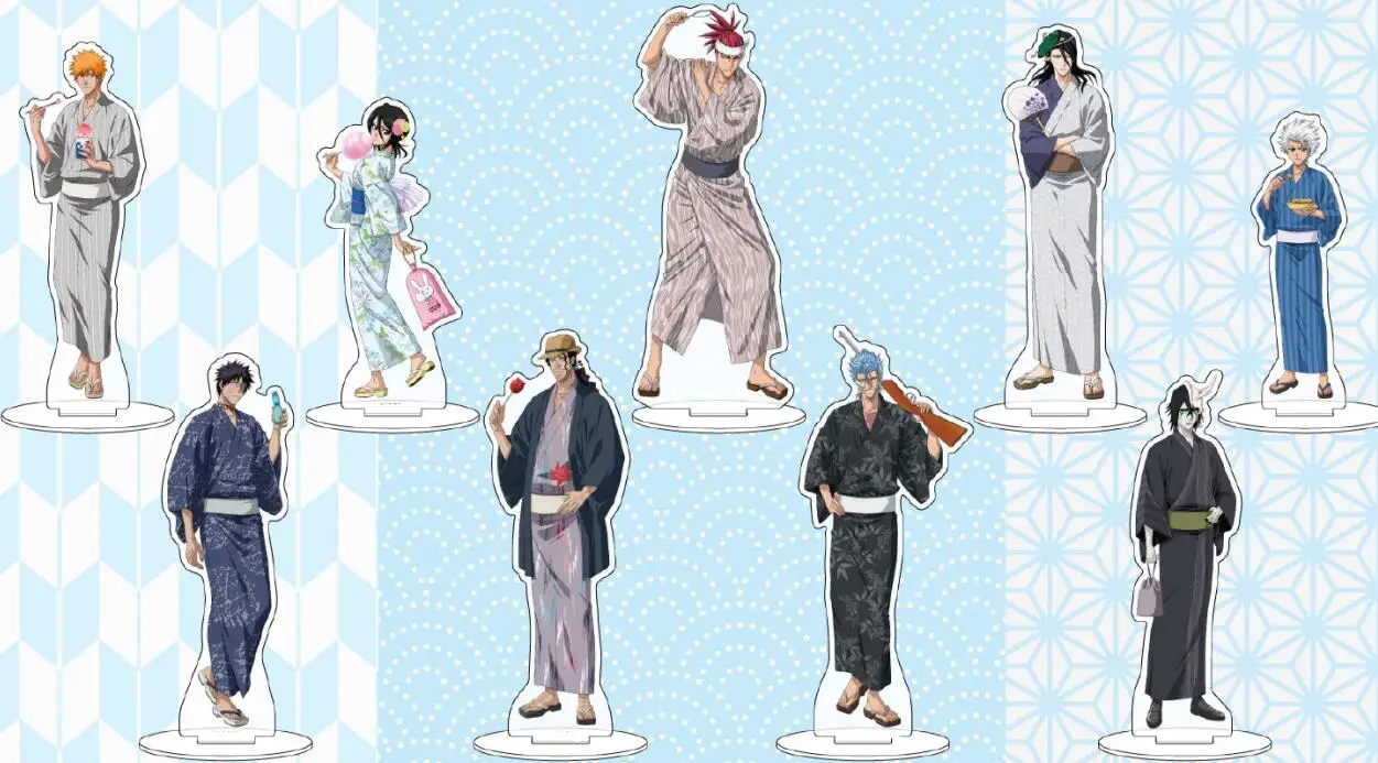 Аниме отбеливатель Kurosaki ichigo Inoue Orihime фигурка на акриловой подставке дисплей