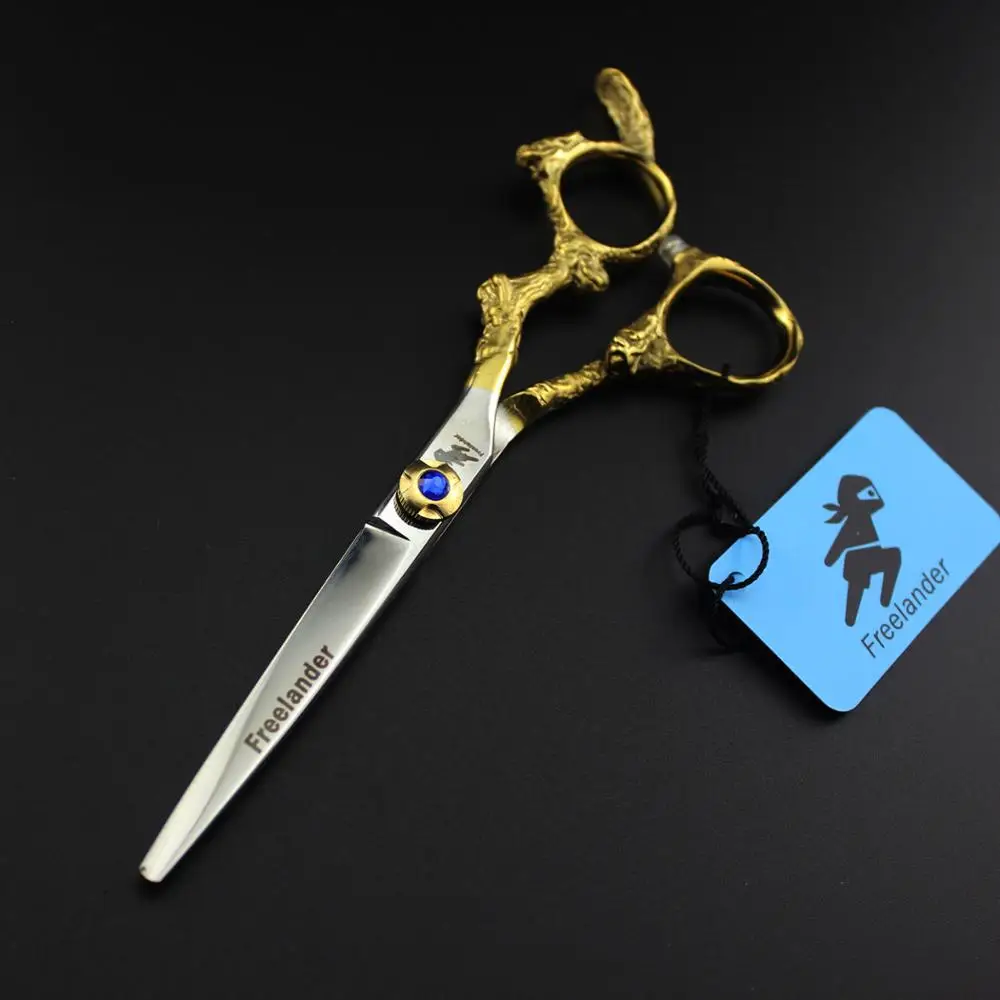 Высокое качество парикмахерские 6 дюймов ручка дракона Нескользящие 440c