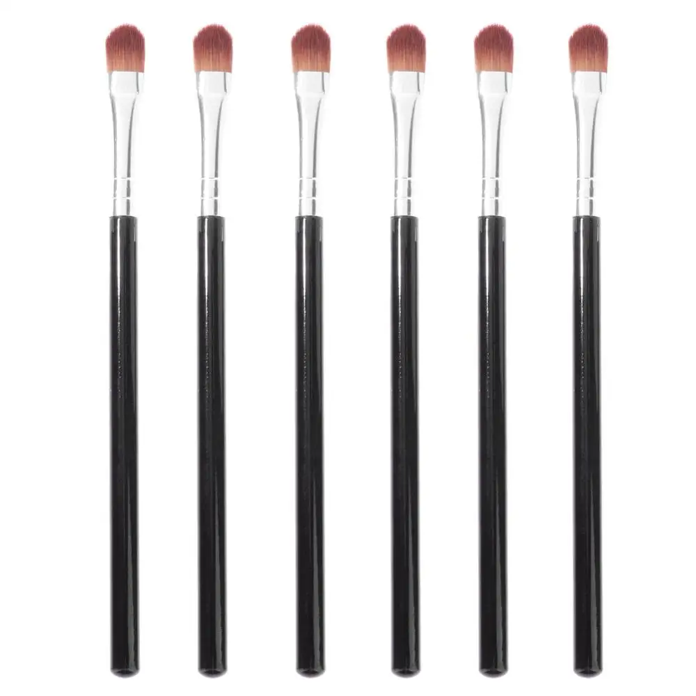 6pcs 6 шт. Профессиональные кисти для макияжа Кисти для век набор подводка для глаз век Кисть для макияжа синтетические волосы кисточка для макияжа - Handle Color: 6pcs