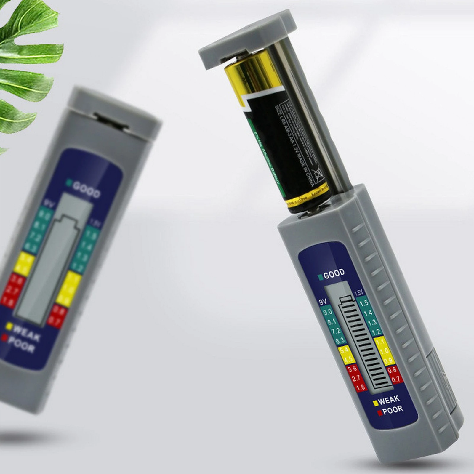 

Digital Battery Capacitance Diagnostic Tool Battery Tester LCD Display Check AAA AA Button Cell Universal Tester