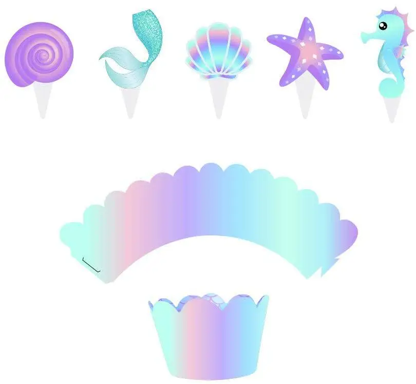 40 шт./упак. торт Топпер для детского торта на день рождения детей кексов