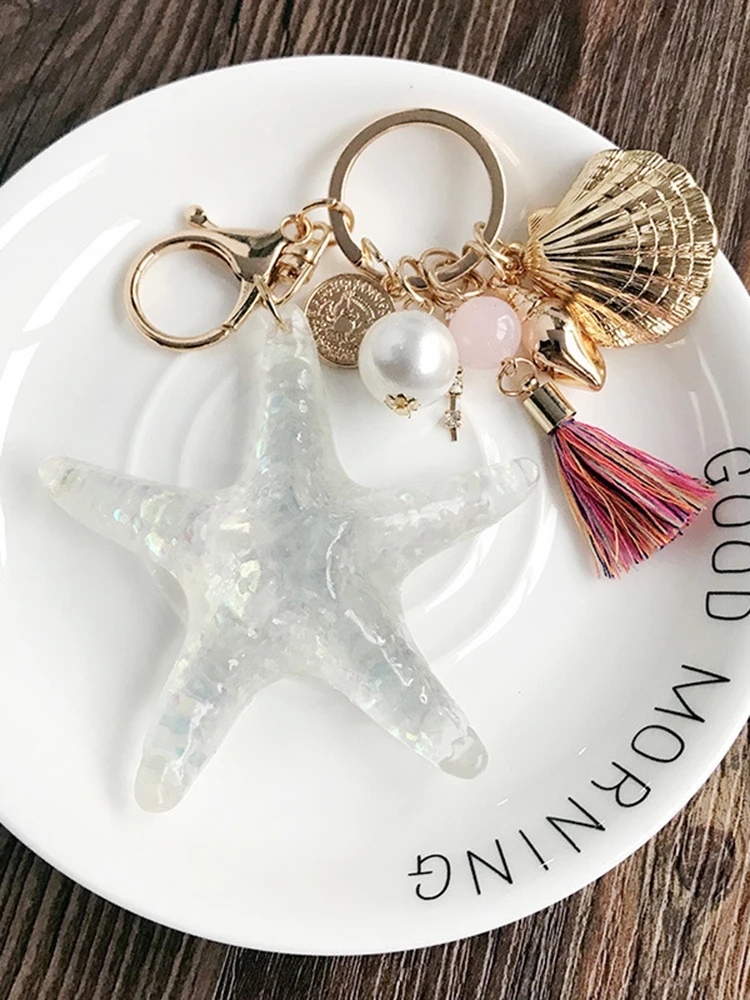 Новинка Лидер продаж милый модный Индивидуальный жемчужный брелок для ключей