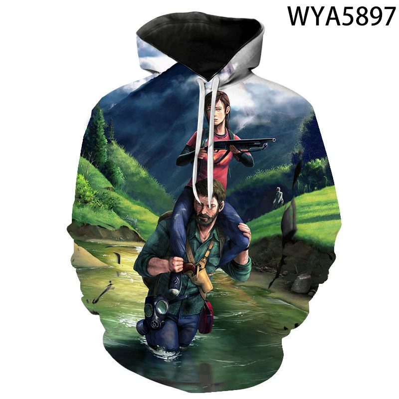 

Толстовка с капюшоном «Last Of Us 2» для мужчин и женщин, Детский свитшот с 3D принтом для мальчиков и девочек, уличная одежда, модные топы