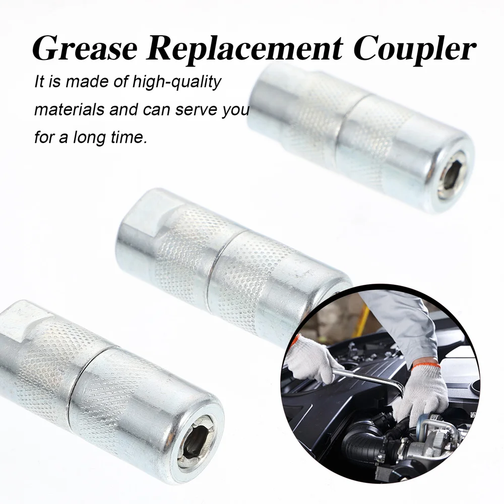 

6Pcs Durable Grease Nipples Connector High Hardness Grease Sprayer Coupler