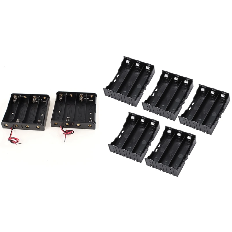 

2 шт. держатель батареи чехол с проводом для 4x18650 14,8 в с 5 шт. 3x3,7 в 18650 батареи 6-контактный держатель батареи чехол